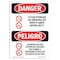 Signmission OSHA Sign, LP Gas Storage No Smoking 50 Ft Bilingual, 14in X 10in Decal, 10" W, 14" L, Spanish OS-DS-D-1014-VS-1444 - alternate 1